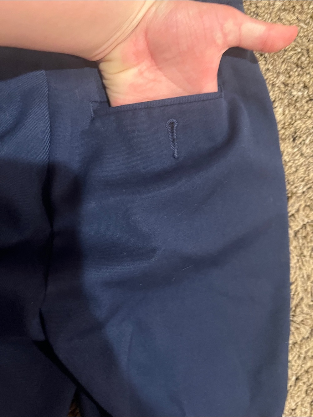 Calvin Klein Boys Navy Blue Full Suit - Picture 12 of 16